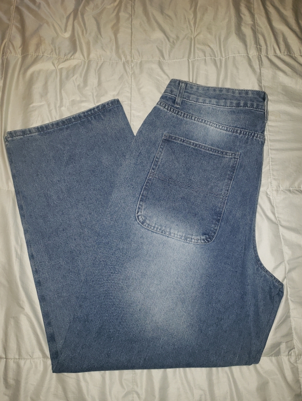 Women's Light Blue Wide Leg/baggy Denim Jeans